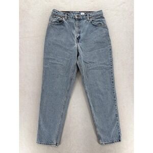 Vintage Levi's 551 Relaxed Tapered Jeans Womens 14 Blue Light Wash High Rise 90s